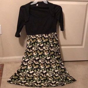 Vintage style butterfly dress